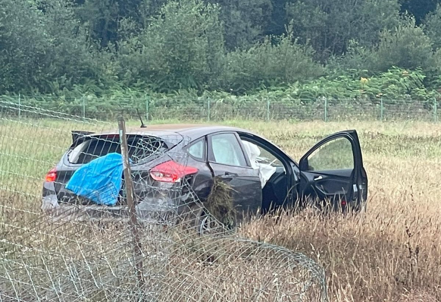 Detenidos tras robar un coche y sufrir un accidente en Valdoviño