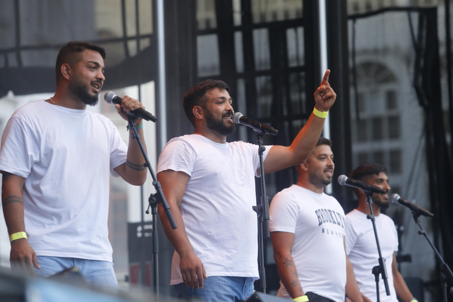 La ciudad vibró durante cinco conciertos gracias al talento local que se lució en Armas