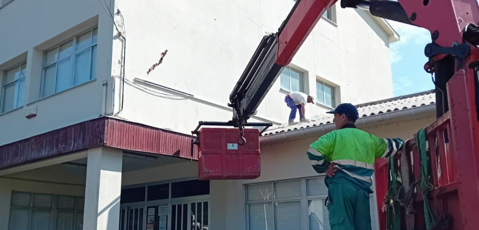 Los colegios de Cariño y Ortigueira se ponen a punto para el inicio del curso