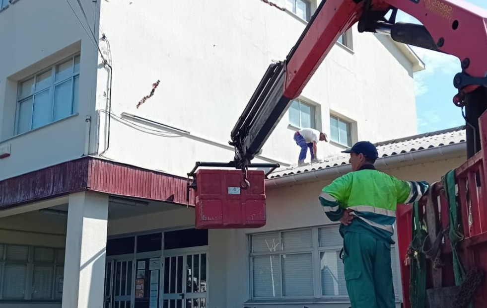 Los colegios de Cariño y Ortigueira se ponen a punto para el inicio del curso