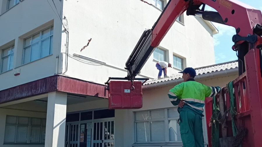 Los colegios de Cariño y Ortigueira se ponen a punto para el inicio del curso