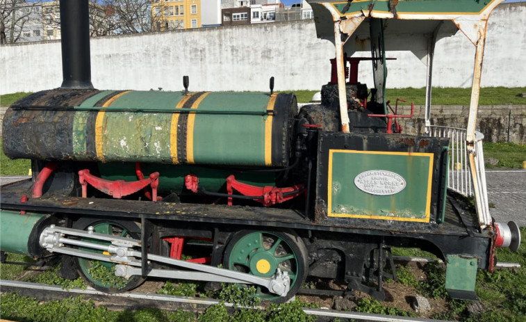 La Armada invertirá 63.500 euros en restaurar la locomotora de vapor inglesa del Arsenal
