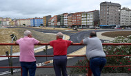 Las obras de As Pías dan un paso más con la apertura de la Trinchera a lo largo del fin de semana