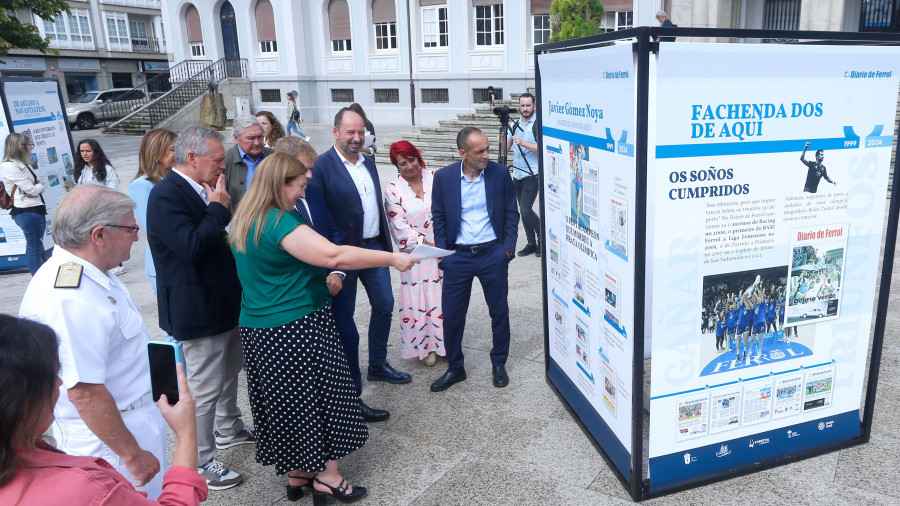 La actualidad de las comarcas en estos 25 años se repasa en la muestra de Diario de Ferrol