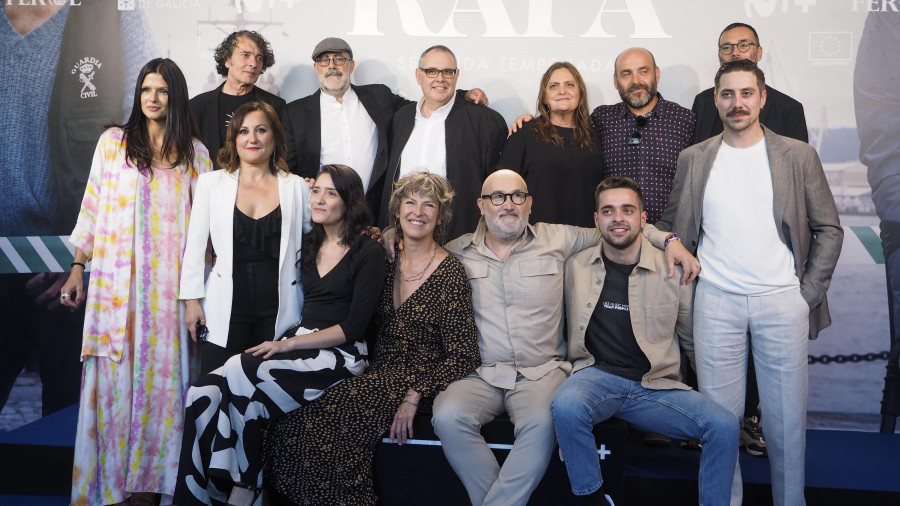 Alfombra roja en el Jofre para levantar el telón de la última temporada de la serie “Rapa”