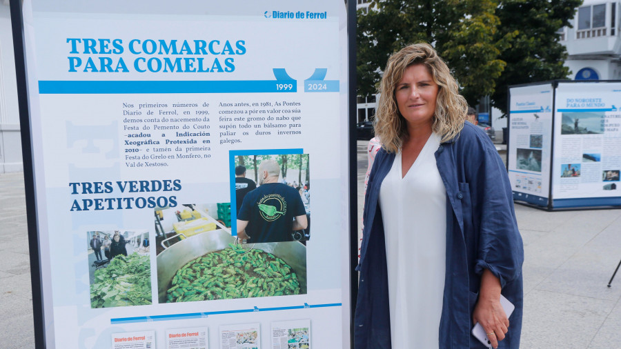 Grelos repartidos entre Monfero y As Pontes para dejar el pimiento más rico a O Couto