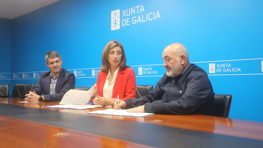 Ares y la Xunta firman un convenio para mejorar el abastecimiento en la villa