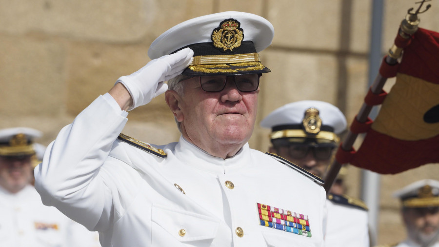 Adiós a Ferrol del vicealmirante Frutos: "Me voy del mejor Arsenal del mundo con el corazón lleno"