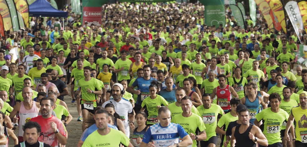 ¡Búscate en la carrera y la andaina 
