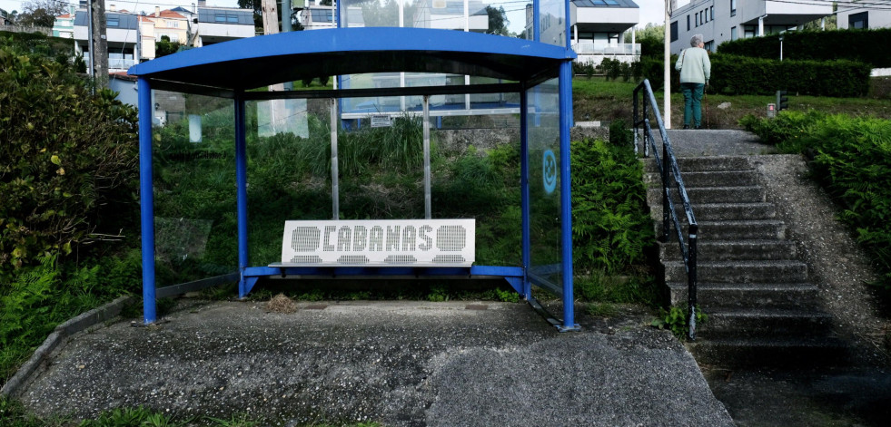 A exposición pública el proyecto de la Xunta para renovar las paradas de autobús de Cabanas