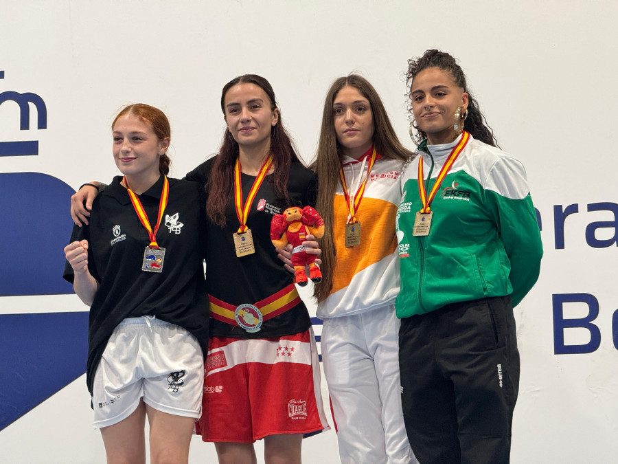 Nahír Rodríguez reclama la plata en el Campeonato de España de boxeo joven