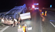 Dos conductores a la fuga en sendos accidentes en Narón y Pontedeume