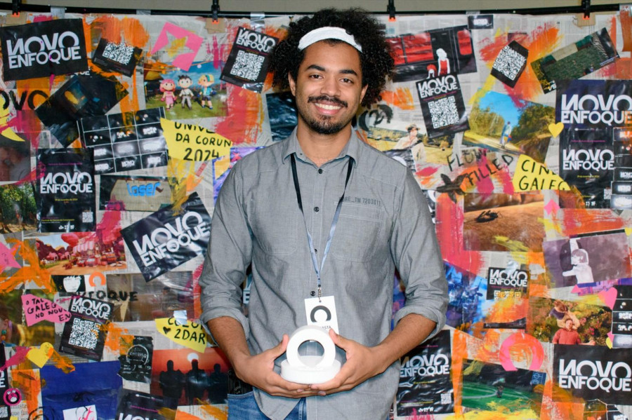Gael Quintela, alumno del máster de Videojuegos, gana el primer premio en el Festival Novo Enfoque