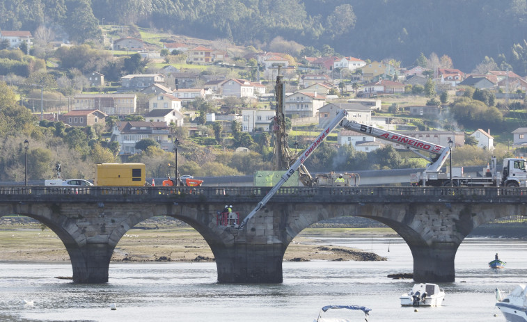 Las obras del puente de Pontedeume afectarán desde el martes al tráfico