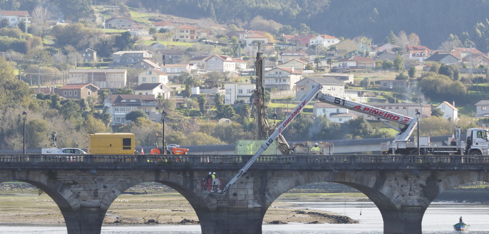 Las obras del puente de Pontedeume afectarán desde el martes al tráfico