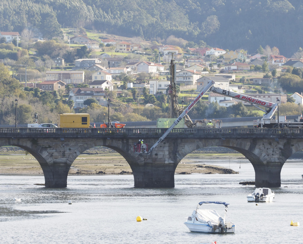Obras puente Pontedeume Jorge Meis