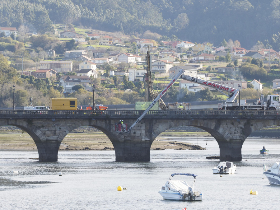 Las obras del puente de Pontedeume afectarán desde el martes al tráfico