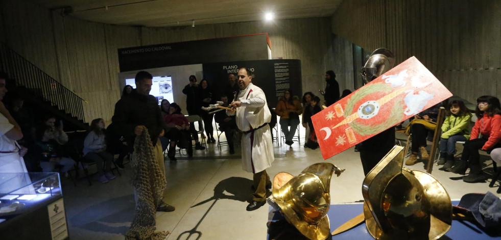 “Mascarada romana”, o taller especial de Entroido no Centro de Interpretación de Caldoval, en Mugardos