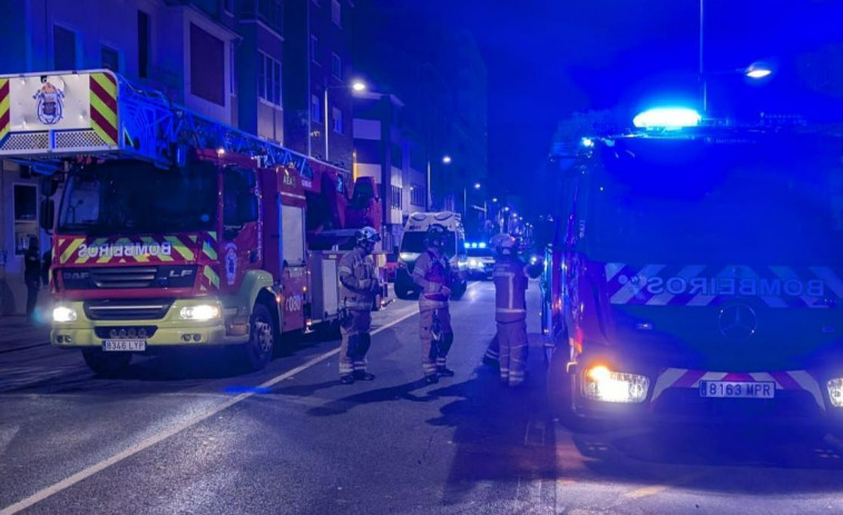 Rescate de madrugada en Ferrol a una persona mayor