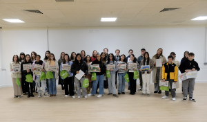 Las imágenes de la entrega de premios de dibujo y redacción de Diario de Ferrol en su nueva sede