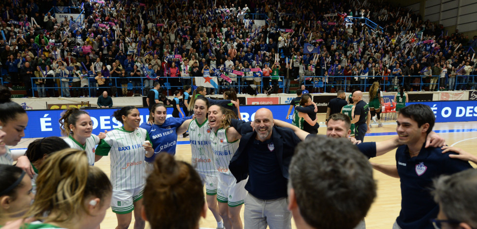 Tiembla Europa, el Baxi Ferrol ya está en semis: las mejores imágenes del partido contra el Dinamo Sassari
