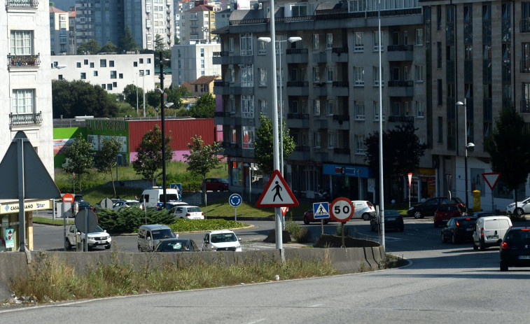Herido un conductor en una colisión por alcance en Ferrol