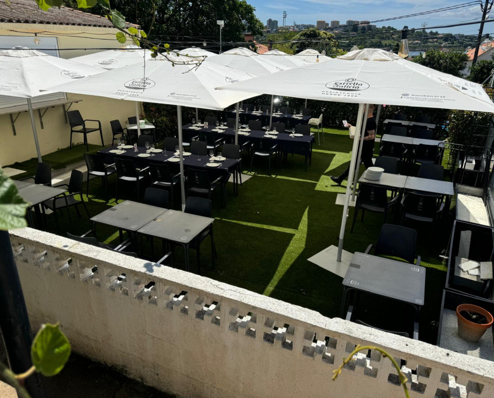 La terraza de O Escudo Tierra y Mar
