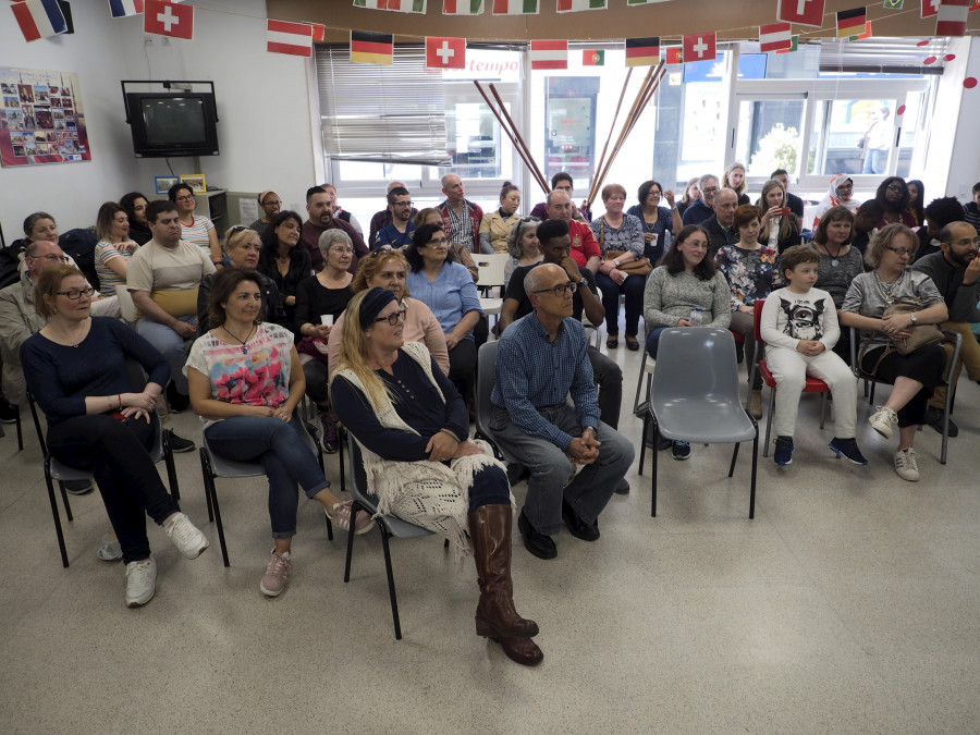 Charla con Naldo y Morgato en gallego-portugués-castellano, en Ferrol