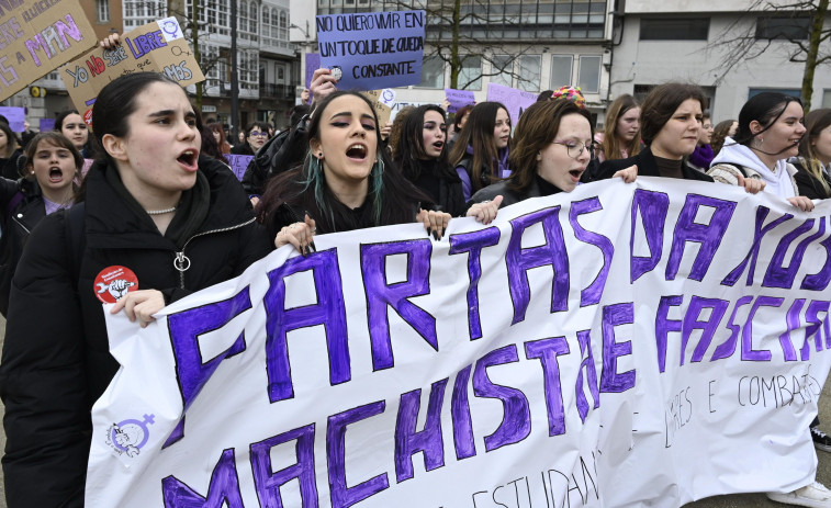 El 8-M en Ferrolterra se reparte en cuatro manifestaciones en Ferrol y As Pontes