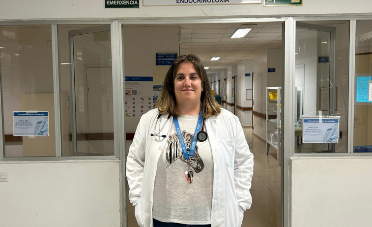 Sabela Sánchez (internista del CHUF)| “Coa chegada do covid, o hospital quedou case baleiro, sen enfermos doutras cousas”