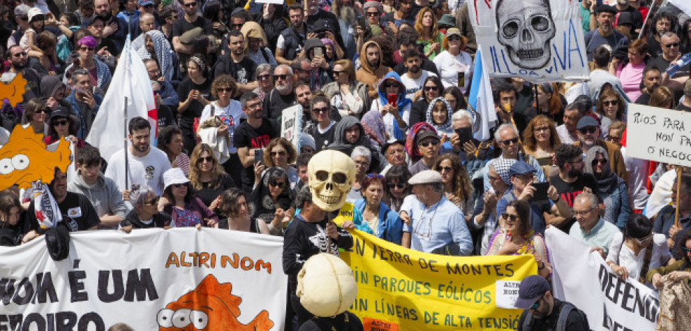 Vecinos de la zona donde se instalará Altri, 