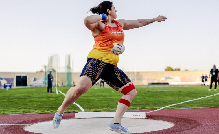 Un bronce de corazón para Belén Toimil en Nicosia