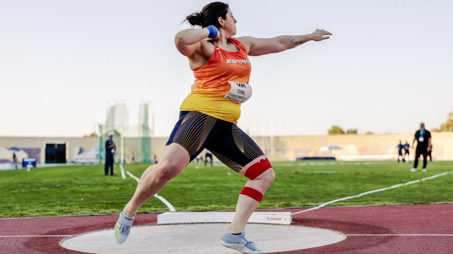 Un bronce de corazón para Belén Toimil en Nicosia