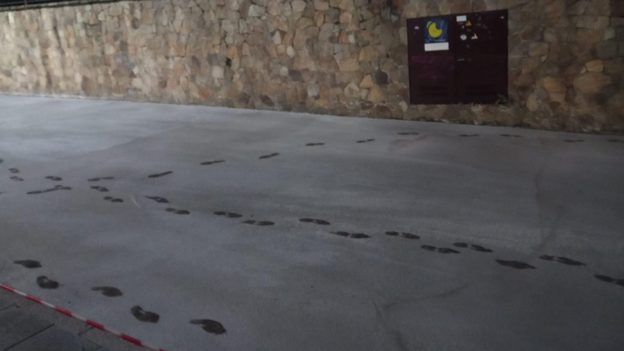 Las huellas de la "vergüenza" en Pontedeume: actos vandálicos en las obras de Camiño Estreito