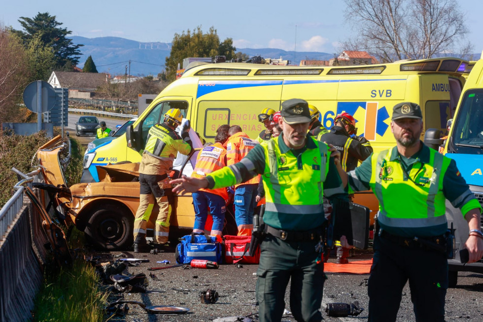 Accidente en Cambados