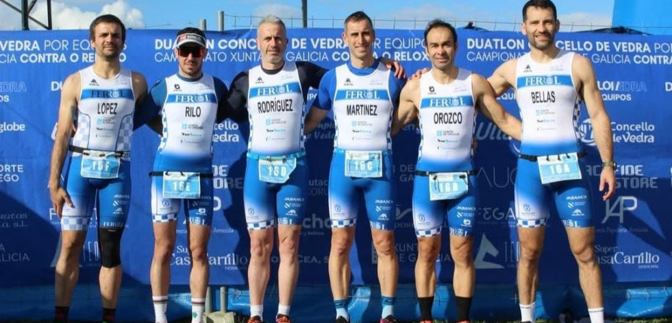El Triatlón Ferrol se queda cerca del ‘top 10’
