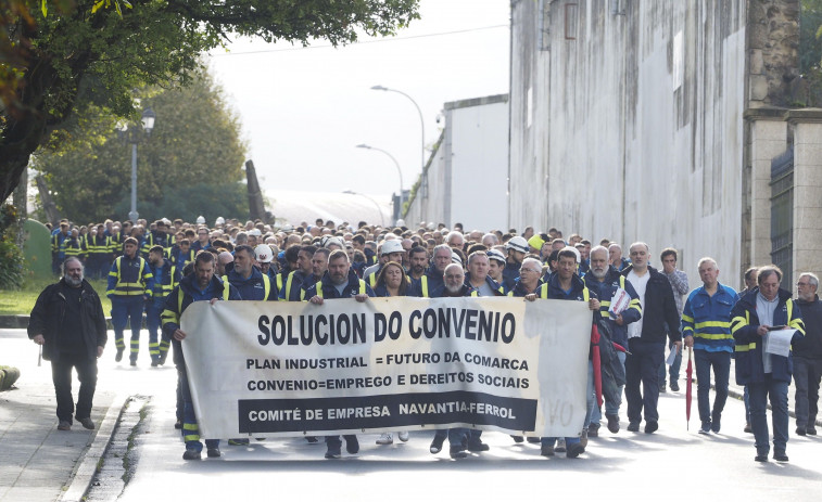 La plantilla de Navantia Ferrol comenzará a debatir sobre el convenio de factoría a partir del 24