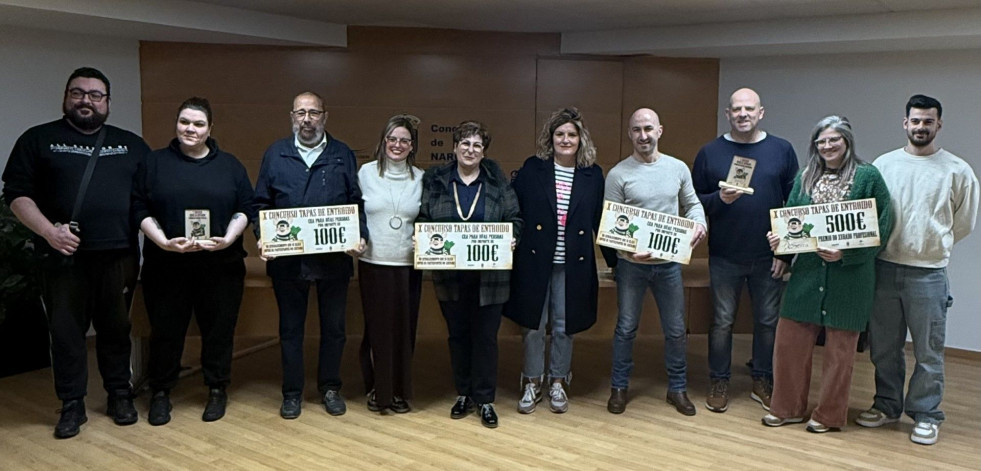 Narón entrega los premios de la X edición de Tapas de Entroido