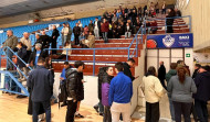 Espectáculo dentro y fuera de A Malata para apoyar al Baxi Ferrol: lleno en el pabellón y pantalla gigante