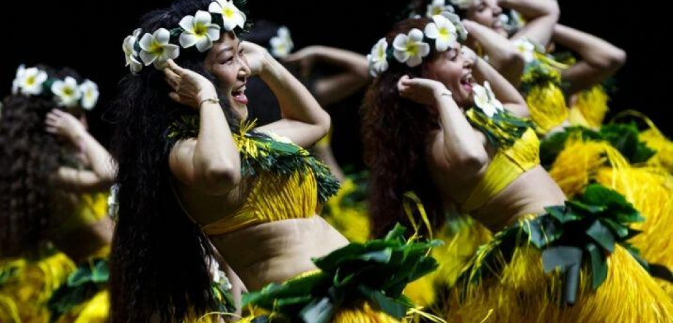 Apetahi Galicia recibe a la primavera con una exhibición de danza polinesia en Odeón