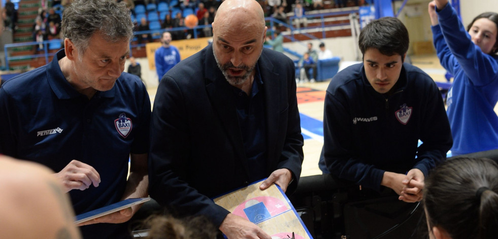 Lino López, entrenador del Baxi Ferrol: 