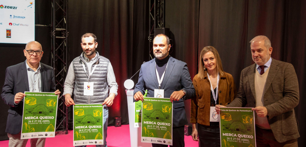 La primera feria de quesos de Pontedeume, Merca Queixo, llegará al municipio en abril