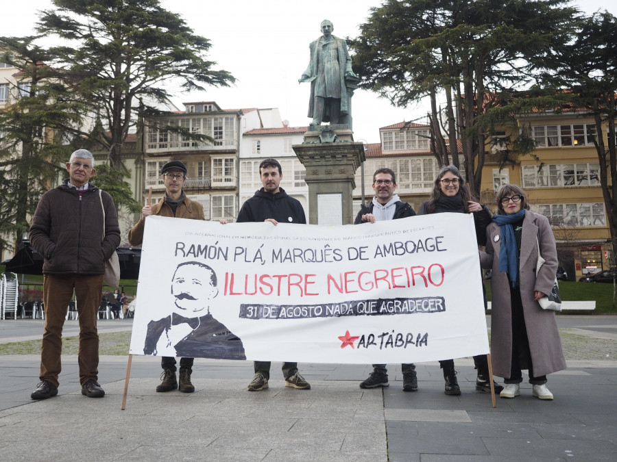 Un acto en Amboage visibiliza un tema tabú en solidariedade coas vítimas da escravitude