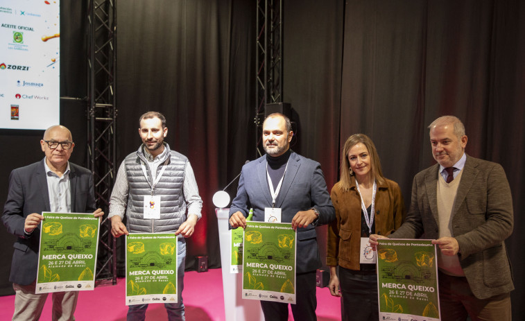 El queso es la estrella: Pontedeume celebra su primera feria internacional con sabor gallego-portugués