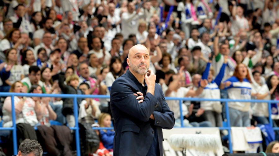Lino López, técnico del Baxi Ferrol: “El equipo respondió, sacó carácter y le dio la vuelta”