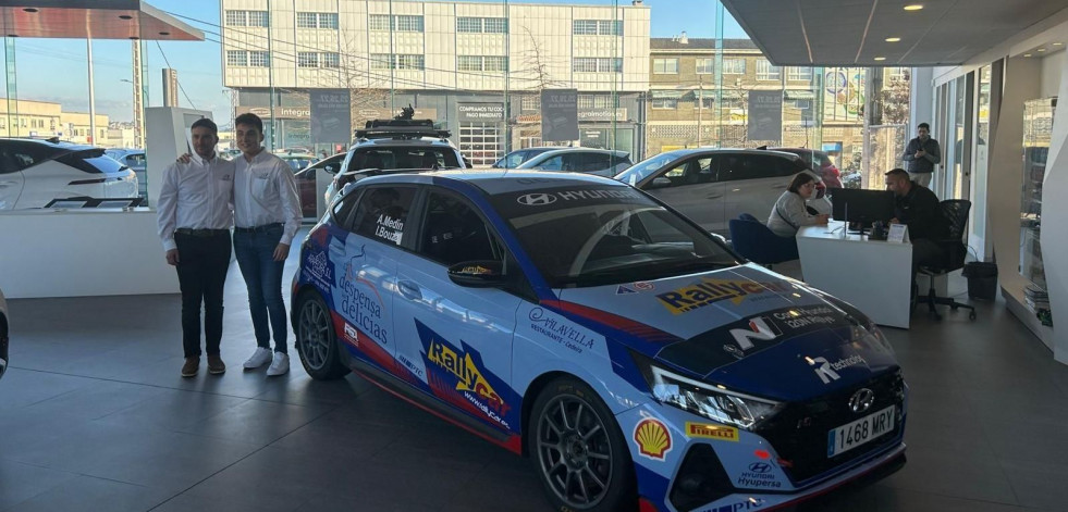 Alejandro Medín e Iván Bouza presentan los nuevos colores de su Hyundai i20