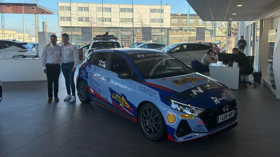 Alejandro Medín e Iván Bouza presentan los nuevos colores de su Hyundai i20