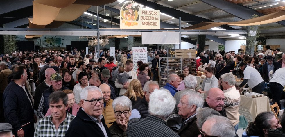 Jornada de disfrute en la VII Feira do Queixo de Moeche