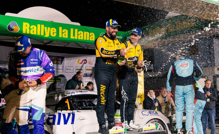 Jorge Cagiao triunfa en Rallye de La Llana