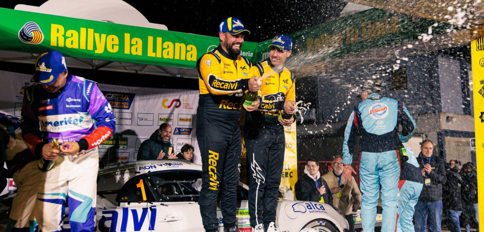 Jorge Cagiao triunfa en Rallye de La Llana